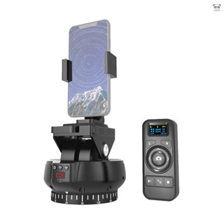 Andoer YT1200 電動雲臺 360°水準旋轉 AB點定位拍攝 9級轉速可調 承重1kg（內建鋰電池）配器（不配