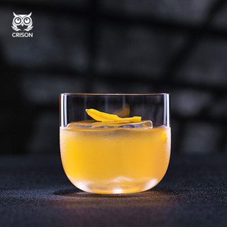 DWF01 CRISON 老式威士忌雞尾酒酒具水晶玻璃杯315ML酒吧調酒師工具