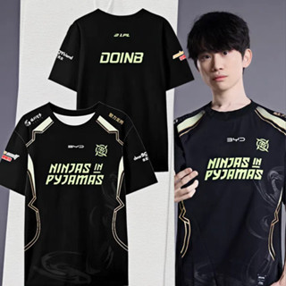 2025新款NIP隊服忍者隊同款S15速乾短袖T恤。 LOL 隊服T恤,最新款速乾熱昇華