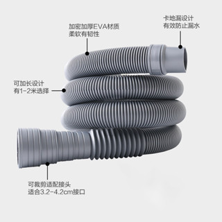✿洗衣機麵盆下水✿現貨 [品牌好評564.3萬+條]舜潔通用全自動洗衣機 排水管 加長延長 下水 軟管 出水放波輪 防