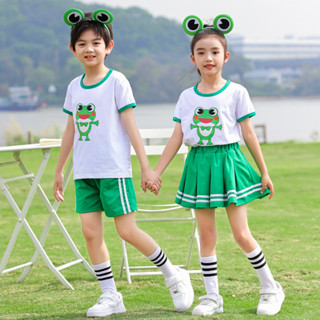rr24動物幼兒園小青蛙運動會六一套裝13六一時尚舞蹈兒童/表演服裝卡通表演服 ARCZ