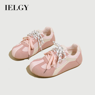 IELGY 新款韓版休閒復古平底網眼運動鞋女學生