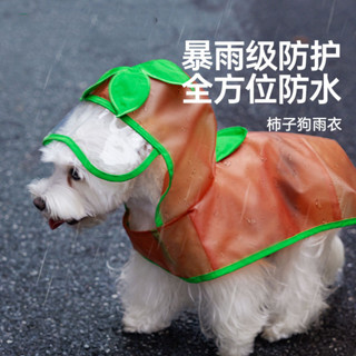 【現貨】新款寵物雨衣 全方位防水 夏季薄款狗狗雨衣 中小型犬透明防水雨披 寵物衣服 寵物雨披 狗狗雨披 雨天遛狗神器
