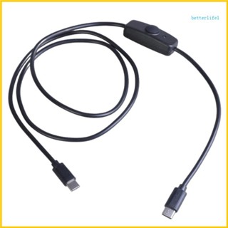 BTM 3 28 英尺長 C 型延長線數據線,帶開關,用於 LED 燈和風扇