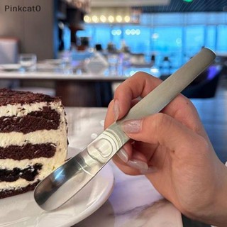 Pinkcat0不銹鋼勺子茶匙長柄攪拌攪拌咖啡茶勺甜點冰淇淋廚房餐具TW