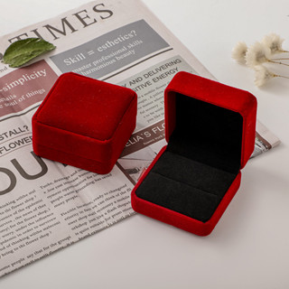 首飾盒 飾品收納盒 Jewelry box 結婚婚禮首飾盒鑽戒珠寶盒子飾品包裝盒高檔項鍊絨布手鐲戒指手鍊 wlgk33