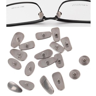 AN.MART 1pair 鼻託鈦淚珠旋入式眼鏡防滑固定器 AM