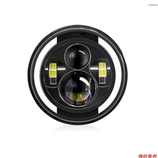 Winn 1 件 7 英寸汽車摩托車 LED 大燈帶 DRL/轉向訊號/近光燈/遠光燈 7 英寸圓形大燈 6000K 1