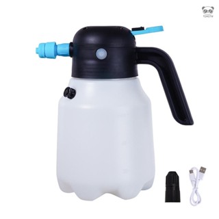 電動洗車專用泡沫噴壺 1.8L泡沫噴霧兩用壺 充電氣壓式噴水壺 噴霧澆花園藝噴壺   【內建7.4V，200