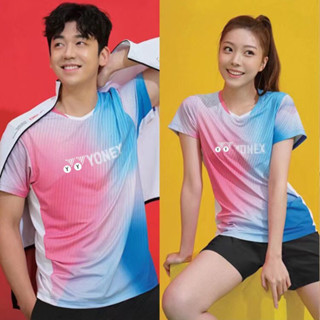 IBUY 羽毛球服 羽球衣 排球服YY童羽毛球訓練服女運動套裝男學生乒乓網球比賽隊服透氣冰絲短袖yy羽球服球衣排汗衣排汗