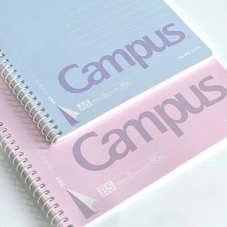 日本kokuyo國譽Campus筆記本學生用螺旋記事本B5簡約線圈本膠裝本【美術畫材】