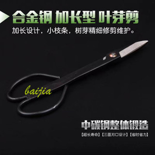 臺灣出貨 盆景工具園林果樹修剪專業級長柄剪園藝剪刀盆景加長款葉芽剪