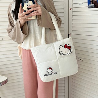 HelloKitty羽絨包 多功能手提包｜收納套組（化妝包+便當袋）｜大容量媽媽包親子外出袋旅行盥洗收納包組
