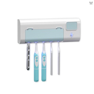 zn-az-ysj-001 紫外線牙刷消毒器 uvc殺菌吸壁掛置物牙刷架 雙重消毒 殺菌率99.9% 360度淨化牙刷頭