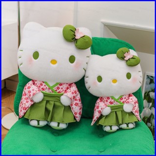 PS1 抹茶櫻花限定和服 Hello Kitty 毛絨公仔女孩毛絨玩具抱枕靠墊 SP1