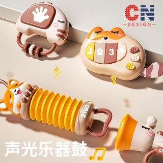 新品熱賣嬰兒玩具0一1歲新生兒音樂手搖鈴哄娃神器寶寶3到6個月12抓握訓練