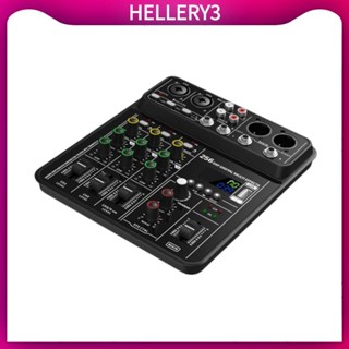 [HelleryQ] 專業混音器 256 DSP 效果 4 通道 USB 用於派對 KTV 舞臺