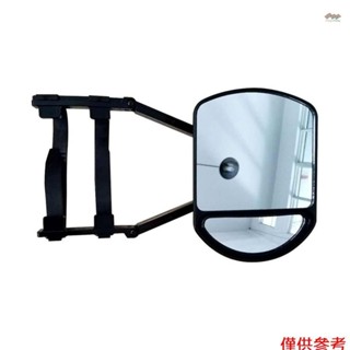 新車拖車後視鏡加長後視鏡廣角輔助鏡適用於汽車卡車房車拖車