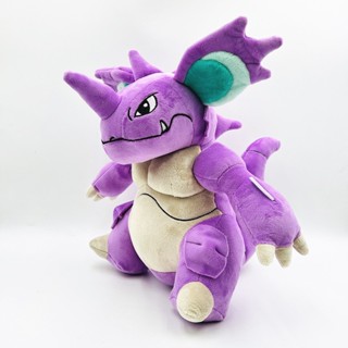 精靈寶可夢 Nidoqueen Nidoking 口袋妖怪毛絨玩具動漫娃娃可愛裝飾品神奇寶貝卡通填充毛絨枕頭兒童禮物