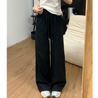 【HOT 本舖】 美式復古休閒工裝褲女夏季新款小個子寬鬆顯瘦百搭運動褲