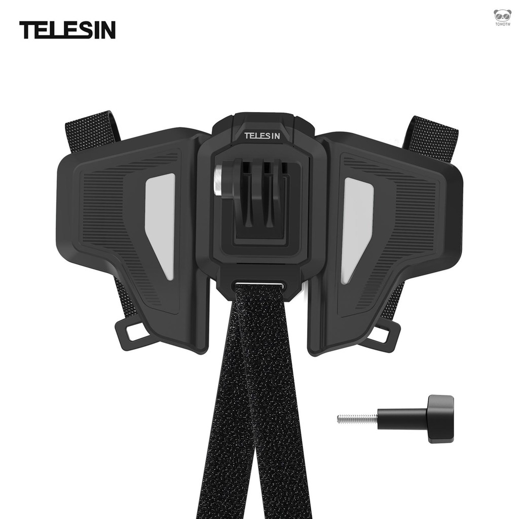 TELESIN GP-HBM-MT2-YH 第二代摩托頭盔支架 運動相機騎行拍攝配件