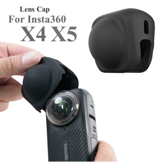 適用於 Insta360 X5/X4 鏡頭蓋保護套配件 Insta 360 X5/X4 相機防塵防颳矽膠鏡頭保護套