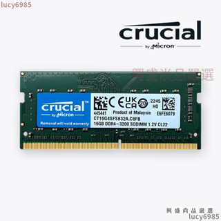 免運 全新關鍵ddr4 4gb 8gb 16gb筆記本電腦記憶體 3200mhz 2666mhz 2400mhz 2133