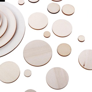 ANTIONE 木片 1cm-10cm 5-100Pcs DIY 工藝品婚禮生日兒童木製繪畫玩具