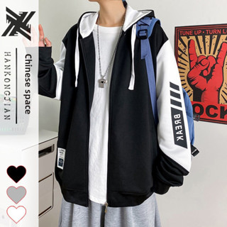 外套男士衛衣春夏季新款連帽夾克套裝韓版潮流青少年上衣服