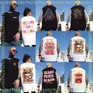 💟ＪＴ優選💟 🥨M-8XL 港版無袖背心男上衣 男生坦克 大尺碼 情侶夏季潮流籃球外穿坎肩寬松健身運動ins打底t