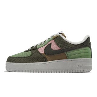Nike 休閒鞋 Air Force 1 07 LX NN 男鞋 綠 拼接 AF1 [ACS] DC8744-300