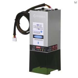 Geevorks 雕刻機配件 鋁合金雷射頭模組帶防護罩 銀色款 450nm 80W（固定焦距）