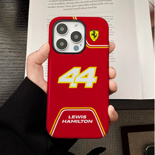 男款帥氣44號車標 矽膠13 16 11 15 Pro保護殼磨砂殼相容iPhone 16 15 14 13 12 11