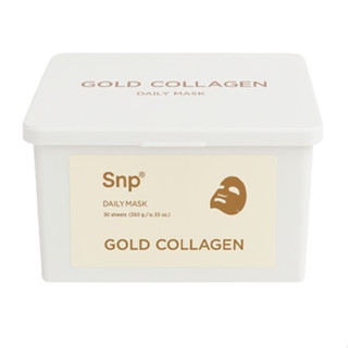 SNP Gold 膠原蛋白日常面膜 30P – 24K 金抗皺緊緻面膜