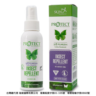紐西蘭Skin Technology 20%派卡瑞丁瑞斌8H長效防蚊液噴瓶/ 100ml/ 花香 eslite誠品