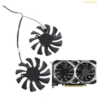 DOU 2PCS 75MM 顯卡散熱風扇 HA8010H12F-Z 2Pin 12V 散熱器適用於 GTX1650