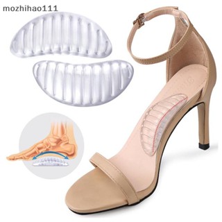 [mozhihao] 1Pair 透明矽膠足弓支撐鞋墊平足矯正鞋墊止痛 [motw]