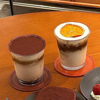 D0605-ins簡約風咖啡杯 玻璃杯 冰美式咖啡杯 330毫陞 專為冰美式設計 複古dirty特調杯 果汁杯 飲品杯