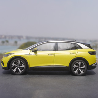 【精品】現貨1：18 原廠上汽大眾 ID.4X SUV ID4X 燈光版合金模擬汽車模型