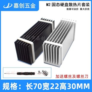 【可開發票】m.2固態硬碟散熱片 70*22*30MM nvme新一代 電腦桌上型電腦專用超聲波★臺灣出貨
