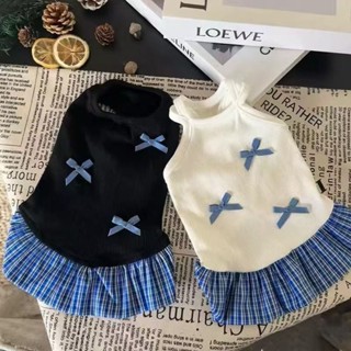蝴蝶結吊帶洋裝子泰迪比熊約克寵物狗狗貓咪衣服透氣薄款Ready stock✨2025新款✨0528