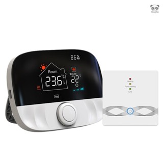 塗鴉溫控器 燃氣壁掛爐恆溫器 控制 無需安裝電線 超強RF訊號 手動/自動模式 每週可程式設計 每天有6種時間模式 帶記憶功