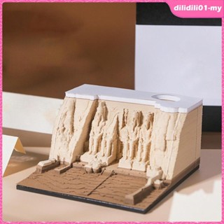 [DilidilidaMY] 3D 日曆 2025 帶筆筒 3D 記事本適用於學校家庭節日