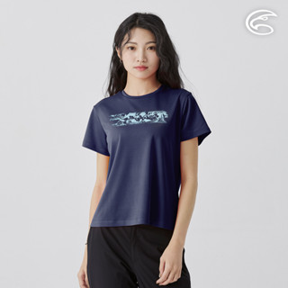 ADISI 女UPF50+防曬抑菌圓領短袖排汗衣 AL2511034 青玉 (S-2XL)｜抗UV 吸濕排汗 防臭 彈性