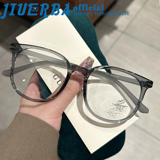 JIUERBA時尚橢圓形防藍光框男女電腦眼鏡