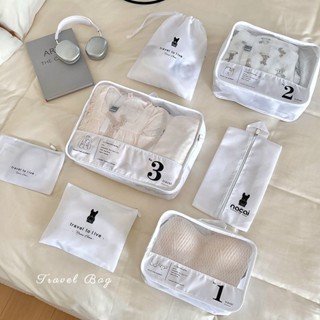 新品現貨旅行收納袋行李箱衣物整理包旅遊分裝衣服袋子便攜內衣出差收納包20250608