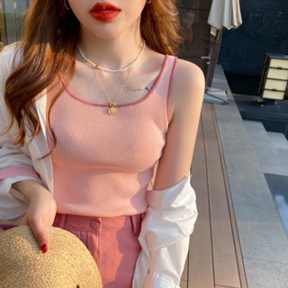 現貨200克人棉 胖mm背心女夏季吊帶西裝內搭外穿打底別緻無袖T恤上衣