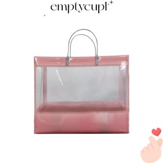 EMPTYCUP手提包,透明大容量單肩包,熱銷PVC防水沙灘包野營