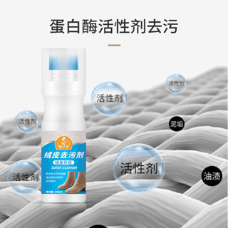 絨皮去汙劑磨砂皮翻毛皮鞋反毛皮絨面鞋雪地靴大黃靴清洗劑20250524