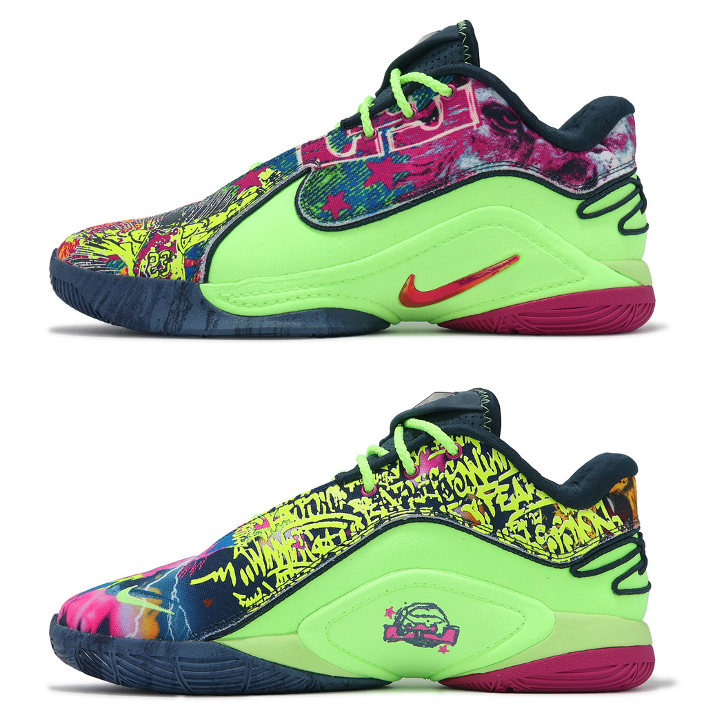 Nike 籃球鞋 LeBron 22 XXII BW 男鞋 Bryce 藍 螢光綠 [ACS] HV8452-400